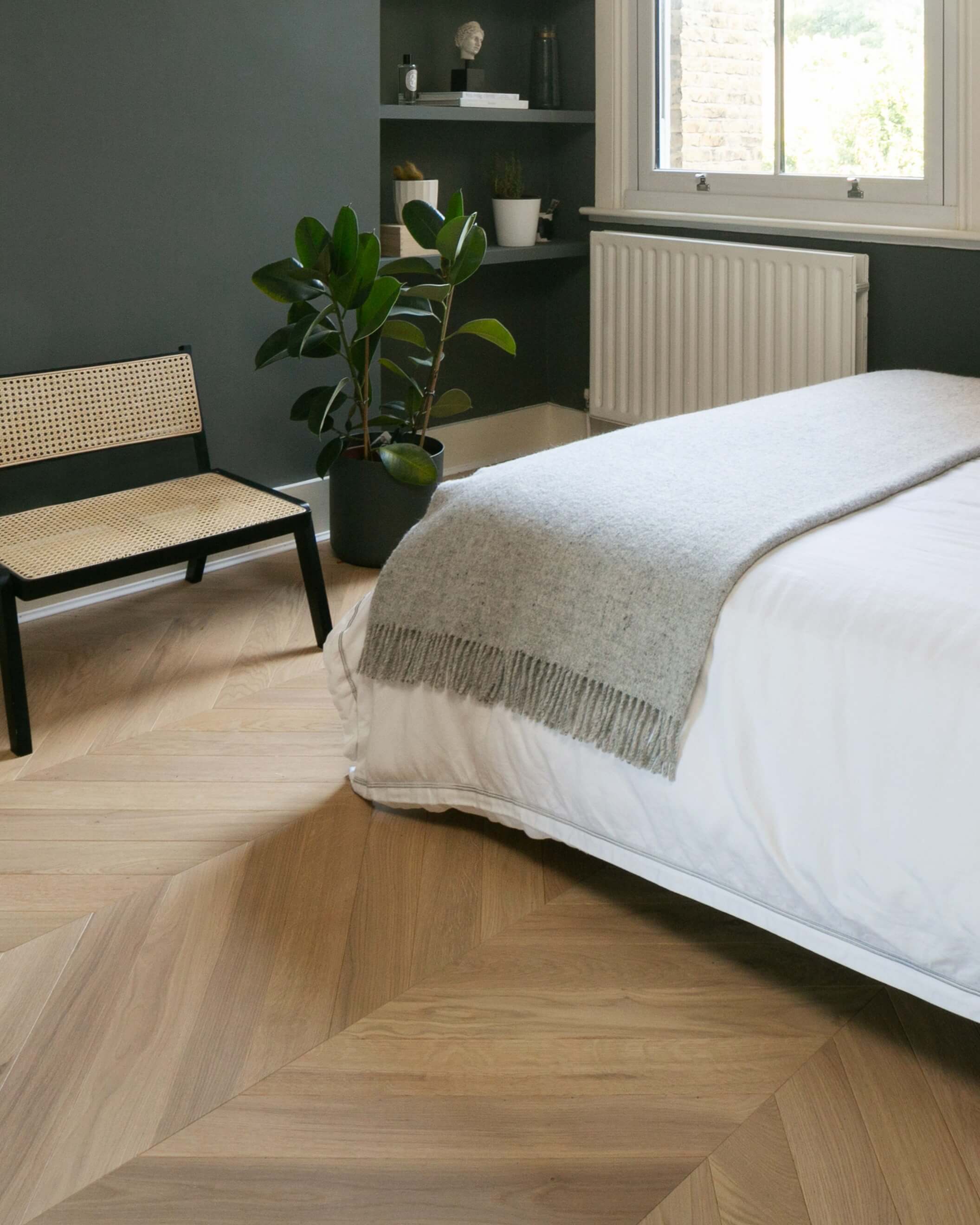 wood floors in bedroom design