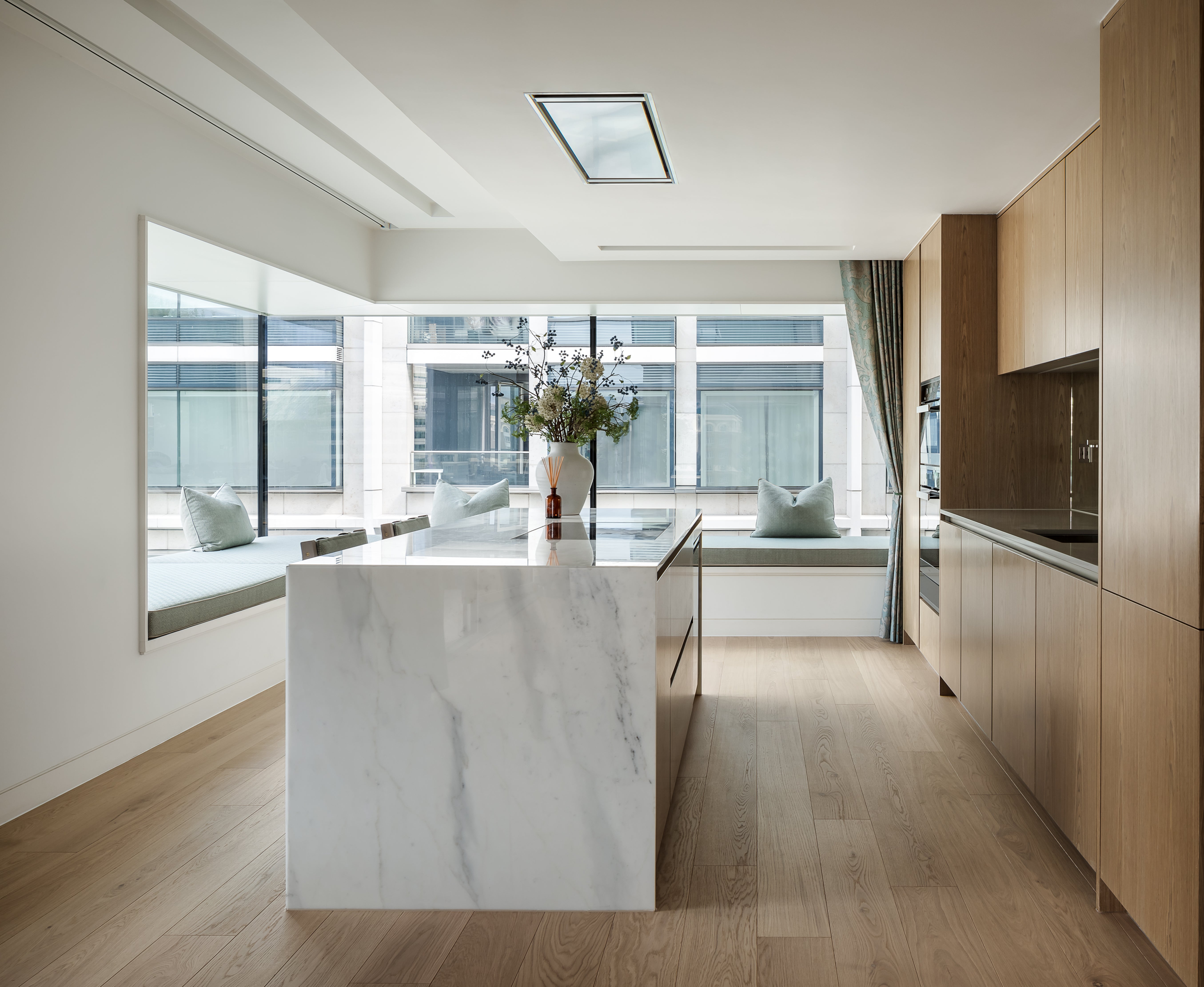 tundra engineered oak planks in kitchen