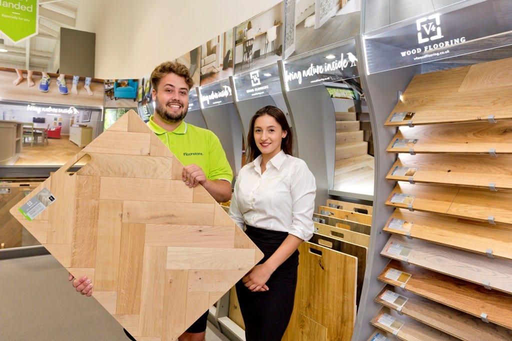 New V4 Destination stands pop up in Leeds &amp; Wakefield Floor Store showrooms