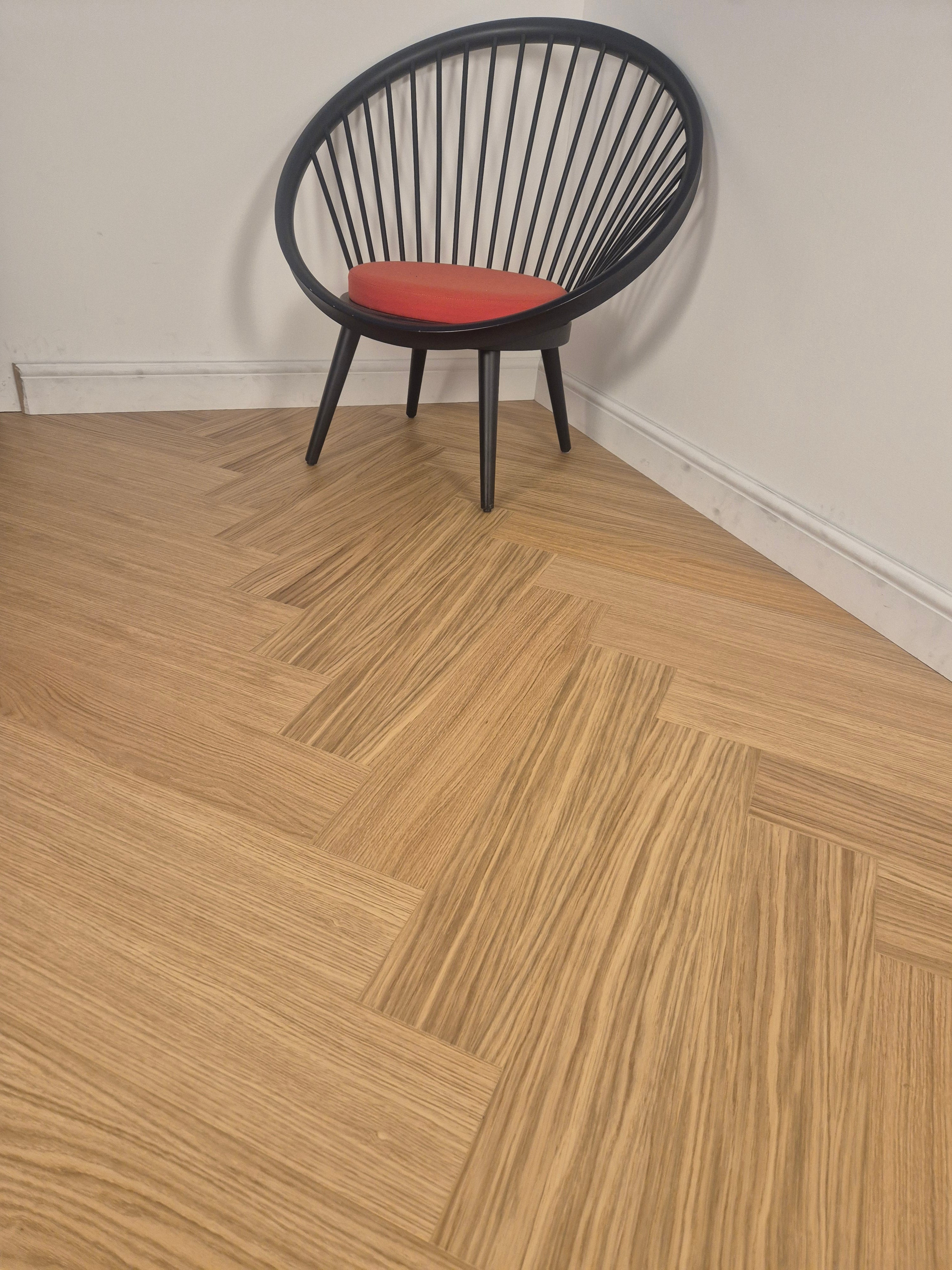 Oak Natural - Veneered Herringbone