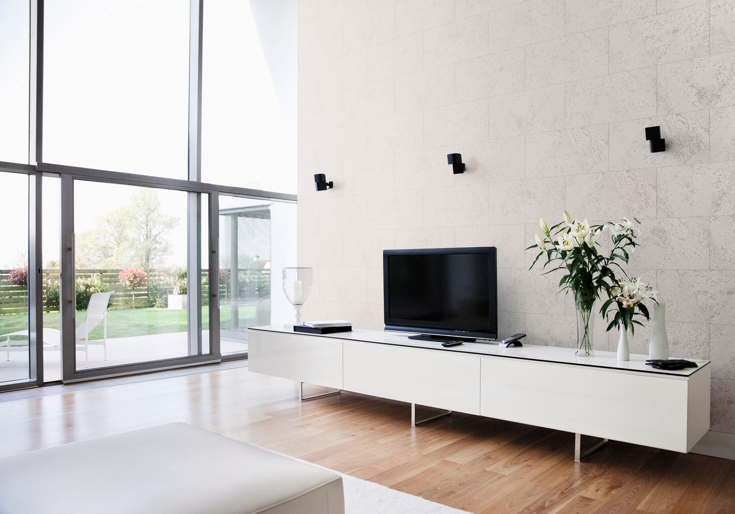 Amorim / Wicanders Cork Wise Dekwall wall panels - Flores White Waxed