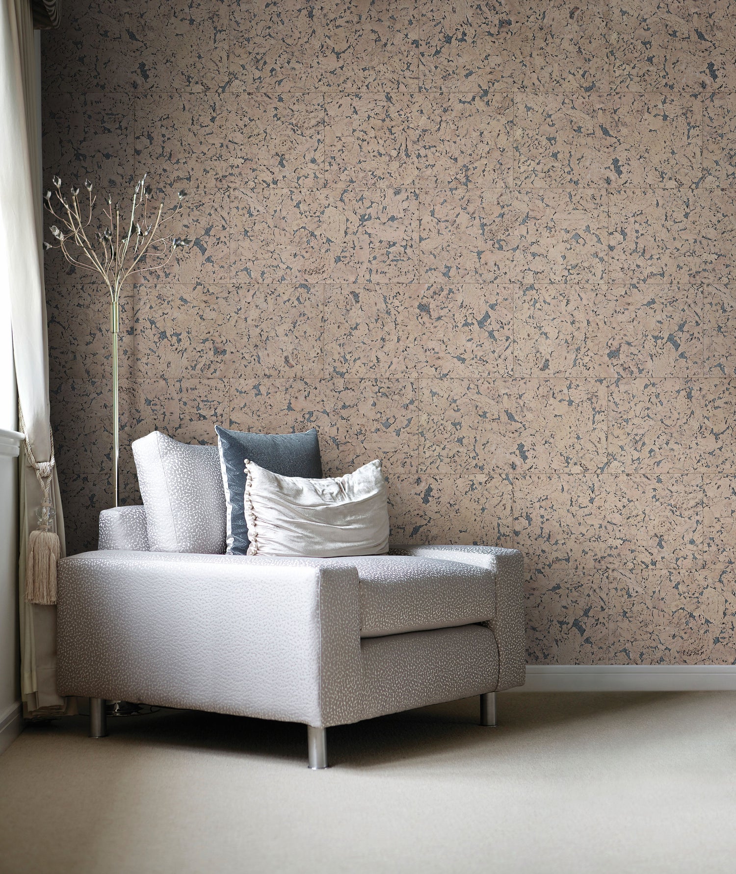 Amorim / Wicanders Cork Wise Dekwall wall panels - Hawai Black Pearl Waxed