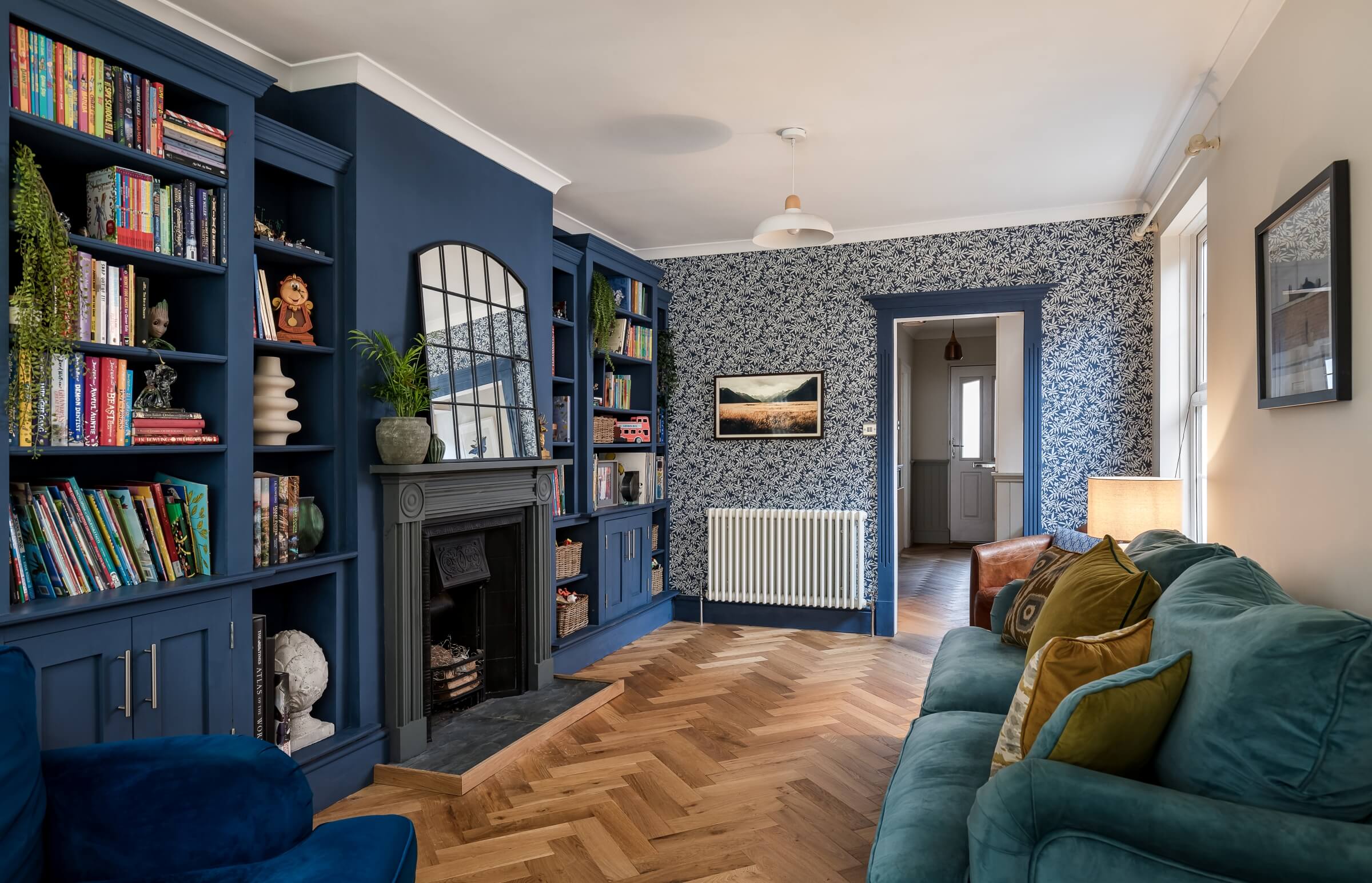 Edwardian home with Smoked Oak herringbone 