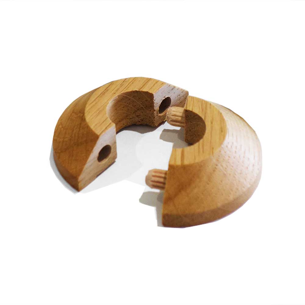 Solid Oak Dowel Fit Pipe Cover