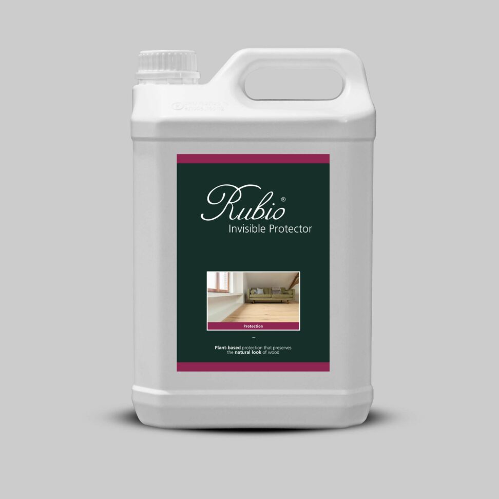 Rubio Invisible Protector container on a grey background