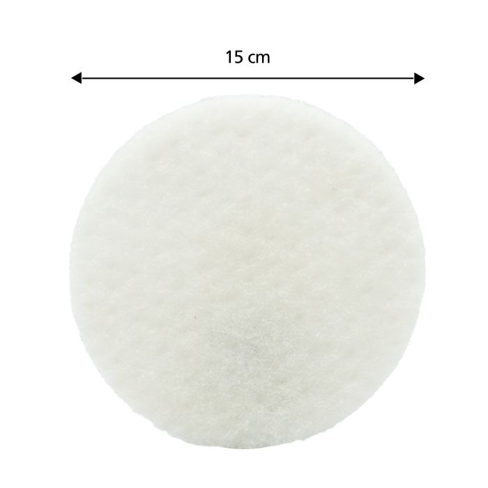 Rubio Monocoat White 5.9" Buffing Pad - 10 Pack