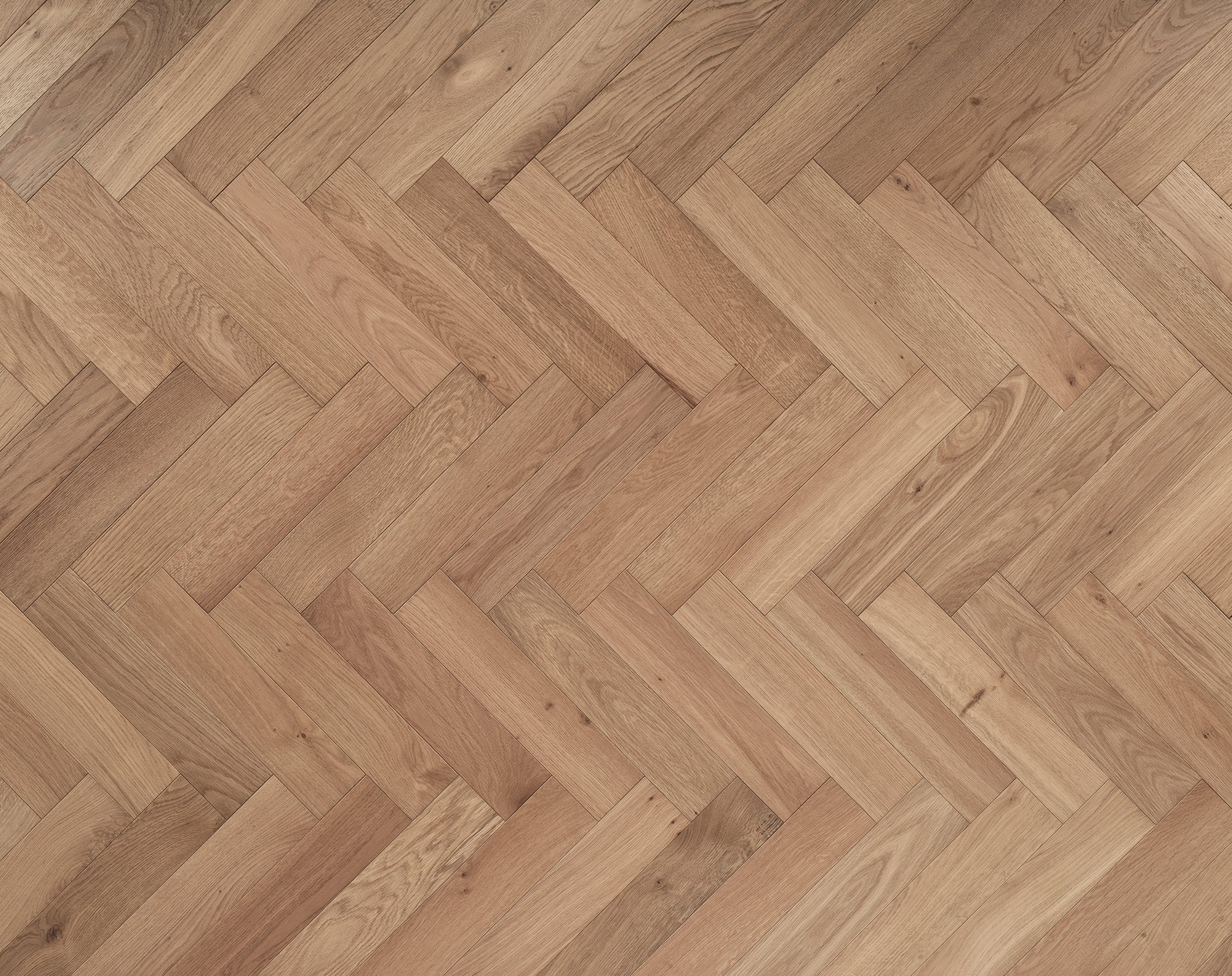White Smoked Oak herringbone