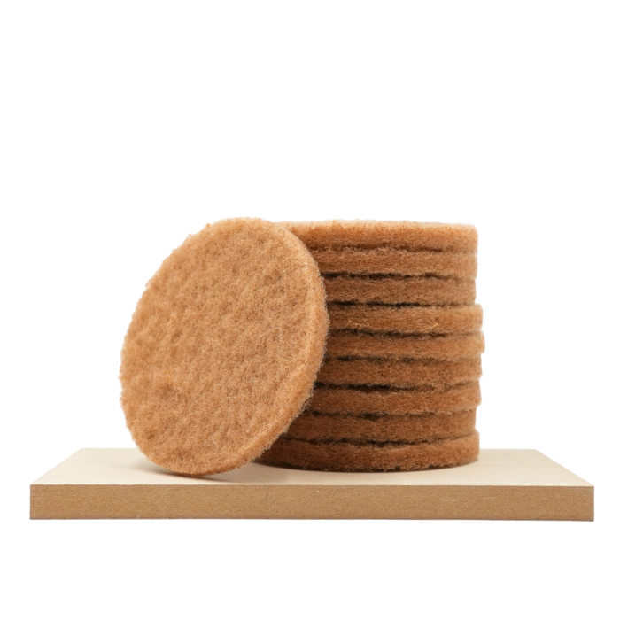 Rubio Monocoat Beige 5.9" Buffing Pad - 10 Pack