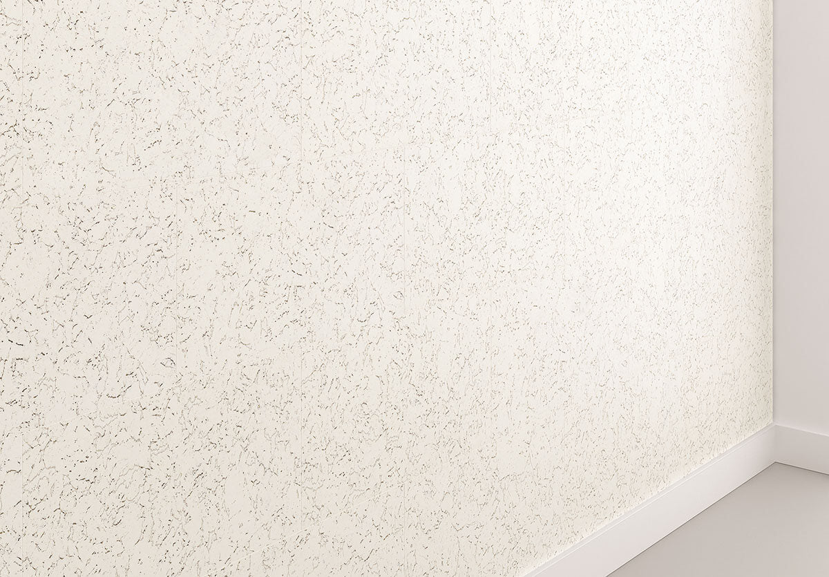 white cork wall cladding panels
