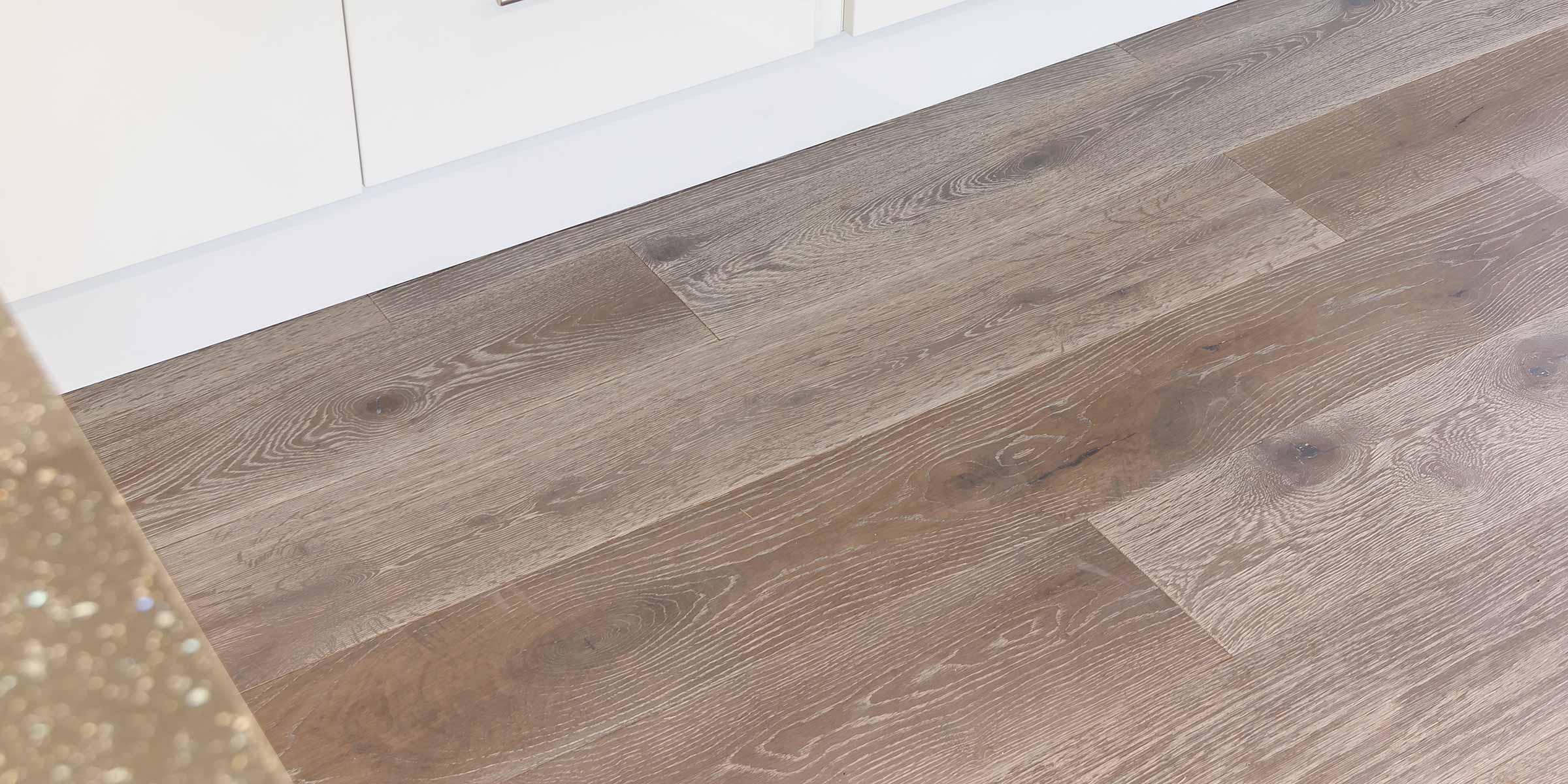 oak wood floor with a subtle silver accent in the grain