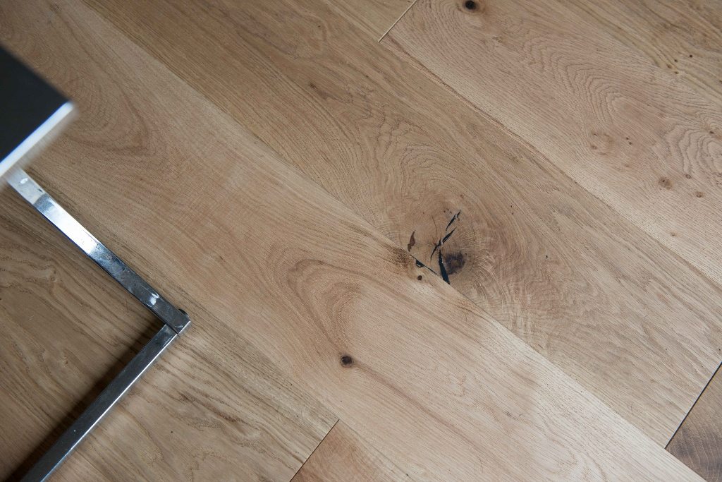 close up of oak wood flooring